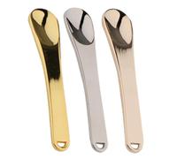 Garneck Juego de 3 Espátulas de Belleza para Crema Facial Aleación de Zinc y Diseño Versátil, Superficie Lisa, Herramienta Adecuada para Maquillaje y Cuidado Piel