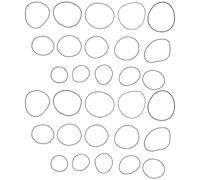 Garneck Juego de 750 Juntas Tóricas de Sellado para Reloj 07 MM 15 Tamaños 16-30 MM Anillos de Goma Impermeables para Tapa Trasera Kit Profesional para Reparación y Mantenimiento