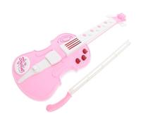 Garneck Juguete de violín para Instrumentos Musicales Infantiles - Violín electrónico Juguete Educativo violín Juguete violín de plástico Juguete plastico abs Rosa