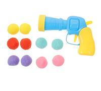 Garneck Juguete Disparador Interactivo para Gatos Pelota de Felpa | Juego Interior, Estimulación de Persecución, Montaje Sencillo, Incluye Disparador y Bolas, Diseño Cartoon