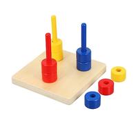 Garneck Juguete Educativo de Madera Formas y Colores, Entrenamiento de Imaginación y Protección para Manos Pequeñas, Adecuado para Educación Temprana y Niños Pequeños
