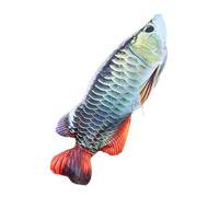 Garneck Juguetes para Gatos Pez Eléctrico Saltarín Estilo Arowana Juguete De Peluche Divertido para Mascotas para Gatos