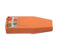 Garneck Lector de Campo Electromagnético Portátil Naranja, Medidor de Radiación Emf de Alta Frecuencia 50/60 Hz para Detección de Campo Magnético y Caza de Fantasmas, Dispositivo