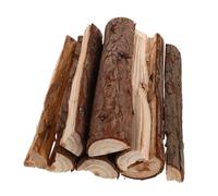 Garneck Leños Decorativos De Madera Rústica 25 Cm De Pino Natural Resistentes Al Clima Para Chimeneas Interiores y Exteriores, Accesorios Versátiles Para Fogatas Jardín, Pack De 8 Piezas