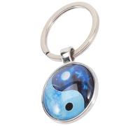 Garneck Llavero Tai Ji Yin Yang de Aleación Creativo y Único, No se Deforma ni Desvanece, Adecuado para Monederos y Bolsos de Anillas
