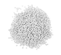 Garneck Medios Abrasivos Cerámicos Triangulares Blancos Minimizan Roturas de 4mm 1kg y Mejoran Contacto para Pulido Vibratorio en Talleres y Lapidarios
