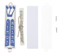 Garneck Mezuzah Decorativa con y Escritura Hebrea Caja De Mezuzah Espiritual para Judíos Diseño De Compacto