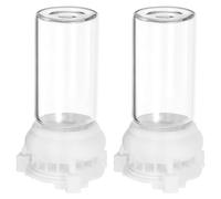 Garneck Mini bebedero para hormigas y comedero - 2 piezas 10 ml de plástico transparente accesorios para granja de hormigas para un suministro óptimo de agua y alimentos en su nido de hormigas