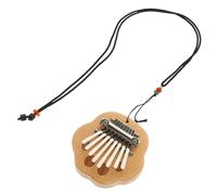 Garneck Mini Kalimba Piano de Pulgar 8 Notas Portátil de Madera Tonos Precisos para Principiantes y Uso al Aire Libre