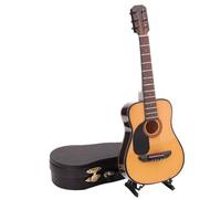 Garneck Miniatura de Guitarra Decorativa Modelo Instrumental Realista para Decoración Doméstica Regalo y Ayuda Didáctica Diseño Duradero y Acabado Fino