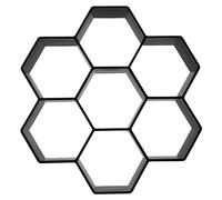 Garneck Molde de Piso de Plástico Reutilizable Forma Hexagonal para Pavimento de Jardín y Patio, Adecuado para Crear Molduras de Pasarela Artísticas en Césped