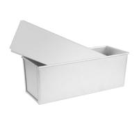 Garneck Molde para Pan de Sándwich Antiadherente de Aluminio 13.4 Pulgadas Tapa Deslizante para Hornear en Casa y Reuniones Familiares