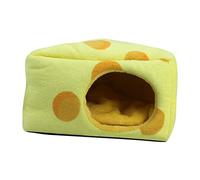 Garneck Nido De Algodón Prueba De Viento para Hámster Casa De Peluche para Hámster Cueva De Peluche Erizo Chinchilla Lecho para Cobayas