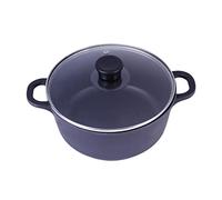 Garneck Olla Sopera De Aluminio Doble Asa Para Cocinar Fideos y Sopa Hogar Cocina