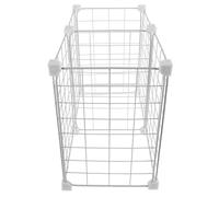 Garneck Organizador para Congelador Horizontal Rejilla y Cierre a Presión | Separador para Arcón, Crea Niveles Extra, Instalación Sencilla, Hierro y Plástico, Cocina, Blanco Estilo Aleatorio