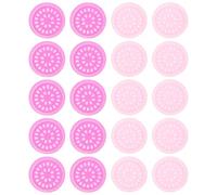 Garneck Paleta Adhesiva para Pestañas para Principiantes Resistente al Pegamento y Estable Púrpura de Pvc 100 Piezas en Extensiones de Pestañas