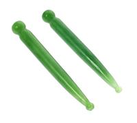 Garneck Palos de Masaje para Masaje de Tejido Profundo Juego de 2 de Acupuntura y Relajación de Músculos Tensos Manual de Resina Verde del Cuello