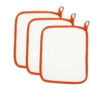 Garneck Paños Exfoliantes de Nylon Doble Capa 5 Piezas para Limpieza Facial y Corporal Toallas Exfoliantes de Ducha Pequeñas y Ligeras Piña Lavables y Secado Rápido para y Camping