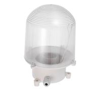 Garneck Pantalla Base E27 para Almacenamiento en Frío de Lámpara Instalación Sencilla Portalámparas Resistente Niebla Protección para Uso en Congeladores, Baños y Exteriores