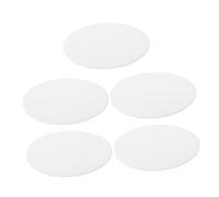 Garneck pantalla de lámpara difusor de luz redondo acrílico blanco 5 piezas 10 cm para lámparas de techo y retail, instalación fácil y salida uniforme de luz