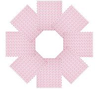 Garneck Papel para Hornear Antigrasa Diseño de Corazón 50 Hojas de 25X215 CM Papel Absorbente de Aceite para Galletas Pan y Pasteles Adecuado para Uso Doméstico y Profesional