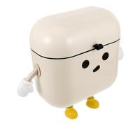 Garneck Papelera Colgante para Cocina con Tapa Cubo Reciclaje Crema para Puerta Armario y Compostaje Doméstico