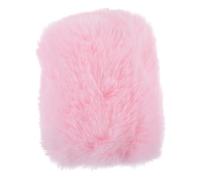 Garneck Parabrisas Peludo Pequeño para Micrófono Compatible con Sennheiser Mk4 y Mk8, Funda Antipolvo y Aislamiento Acústico, Accesorio Antiviento Rosa para Grabación Profesional