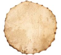 Garneck Parche de Instrumento de Percusión de Piel de Vaca Amarillo 30 CM para Tambores Grandes y Tambores de Guerra, Repuesto Resistente para Bongó y Batería