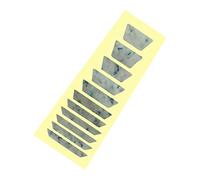 Garneck Pegatinas de Diapasón de Guitarra Calcomanías de Incrustación Estilo Trapezoide de Concha white de Aplicar y Quitar Reutilizables y Adecuadas para Varios Tipos de