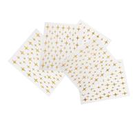 Garneck Pegatinas para Uñas 3D Efecto Holográfico Dorado 5 Hojas de Calcomanías Decorativas para Uñas DIY Adhesivos Creativos en Casa o Salón