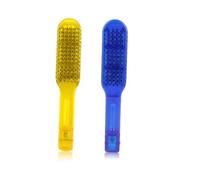 Garneck Peine de Mujer Amarillo Cerdas Suaves de Plástico, Cepillo Alisador Que Reduce el Frizz para Uso Diario y Cuidado del Cabello