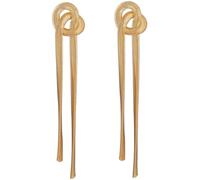 Garneck Pendientes de Mujer con Cadena Serpiente y Aretes Colgantes Largos con Ligeros y Elegantes para Niñas y Mujeres Joyería de Moda Dorada