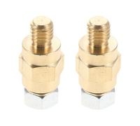 Garneck Perno Convertidor de Terminal de Batería M10 Latón, Adaptador de Poste Lateral con Rosca para Conexión Segura, Kit de 1 Par para Recambios de Automóvil y Accesorios de Batería