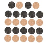 Garneck Piezas Damas de Madera Damas Chinas de Madera ajedrez de Madera Juguetes Deportivos de Backgammon Toyes pequeños de ajedrez XO Accesorios para Juegos de Mesa