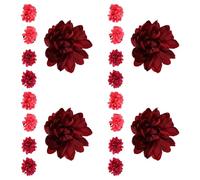 Garneck Pinzas Cabello Antiguas Hanfu Flores Artificiales Secas Set de 4 Juegos 5 Rosas Marchitas Accesorios para Peinados Tradicionales Chinos Ideales para Fiestas y Mascaradas