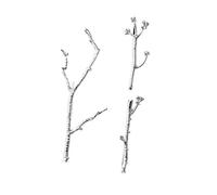 Garneck Pinzas Cabello De Metal Estilo Rama 3 Unidades Tamaño Mediano Diseño Ligero Mujer Uso Diario Fiestas