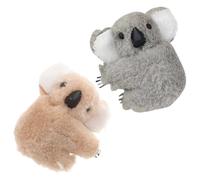 Garneck Pinzas Cabello Pequeñas Diseño de Koala, Tejido Aterciopelado, Fáciles de Usar para Mujer en Bodas y Viajes Románticos, Paquete de 2 Unidades