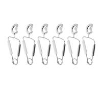 Garneck Pinzas Diseño Compacto para Caracoles de Acero Inoxidable, Juego de 6 Piezas y Forma Especial para Servir Mariscos en Cocina y Catering