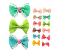 Garneck Pinzas Pelo De Mascotas Lazo, Pinza De Cocodrilo, Tamaño Pequeño, Paquete De 30 Unidades, para Perros y Gatos, Accesorio De Moda para Mascotas Pequeñas