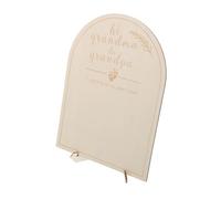 Garneck Placa Conmemorativa Madera Marco De Fotos Del Mes Para Revelación Shower y Decoración Del Cuarto De Abuelos