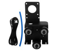 Garneck Placa Extrusora de Hierro con Polea para Impresora 3D Soporte Resistente y Estable Compatible con Modelos Populares Adecuado para Impresión Precisa y Mantenimiento Fácil en