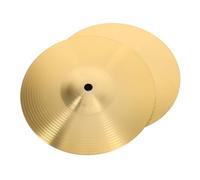 Garneck Platillos De Batería De Latón 2pcs Platillo Crash Para Jazz y Accesorios De Batería