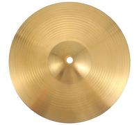 Garneck Platillos de Latón para Batería Alta Resistencia y Acabado Dorado, Ideales para Instrumentos de Percusión y Principiantes en Jazz