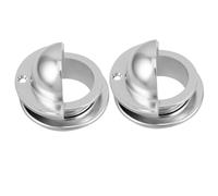 Garneck Plato de Futbolín y Fácil de Limpiar Superficie Lisa Color Plata 4 Piezas de Reemplazo de Plástico PP para Mesa de Futbolín de Sobremesa