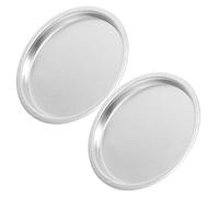 Garneck Platos de Pesaje de Aluminio para Básculas Electrónicas Bandejas de Reemplazo para Balanza de Precisión Accesorios para Básculas Digitales de Joyería Pack de 2 Unidades Uso