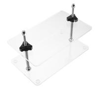 Garneck Prensa para Queso Casera Transparente de Acrílico y Metal, Molde Compacta para Prensar Tofu y Queso, Herramienta Práctica para Cocina Doméstica, Fácil de Limpiar y Almacenar