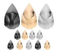 Garneck Protectores de Punta Metálicos para Tacones Altos de Mujer Cubrepuntas de Zapatos en Colores Oro Plata y Negro 6 Pares para Protección y Mejora Estética en Uso Diario y