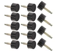 Garneck Protectores de Tacón para Tacones Altos de Mujer, Puntas Redondas Antideslizantes Negras 10 Mm, Kit 20 Pares para Reparación y Reemplazo en Zapatos, Accesorios para Cuidado