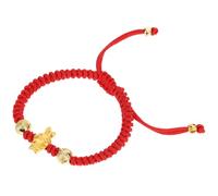 Garneck Pulsera Roja de Cuerda Forma de Conejo para Mujer y Hombre, Símbolo de Salud y Fortuna, Material de Aleación, Estilo Año Chino para Todas las Ocasiones