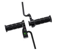 Garneck Puños Calefactores Eléctricos para Moto con Pantalla Digital de Temperatura Diseño Antideslizante y Compatible con Scooters Atv y Triciclos